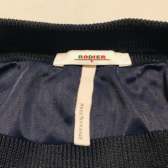 Rodier Blue Ruffled Skirt - Picture 6 of 7